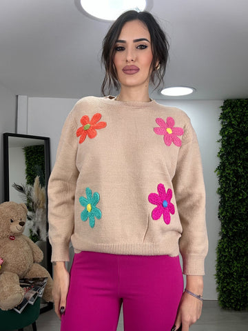 Maglione Flowers