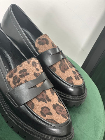 Mocassino leopardato